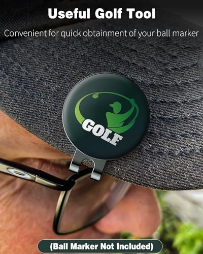 GreenHaven Magnetic Golf Hat Clip Marker Set - Image 2