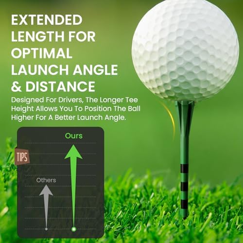 Amy Sport Extra Long Golf Tees Plastic 4 Inch or 5 Inch - Image 3