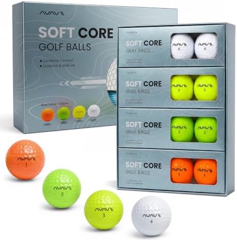 AVAVE Soft Core Golf Balls, Low Compression Golf Balls by Unknown