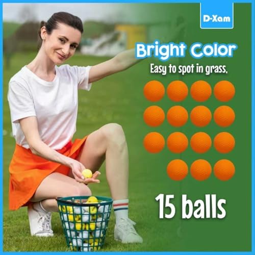 Foam Golf Balls Bulk 40, 24 or 15 Pack Practice Golf Ball Multicolor 41mm - Image 2