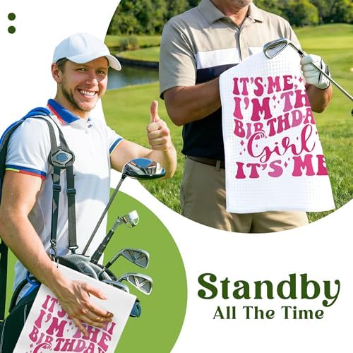 Pink Golf Towel Women - Image 6