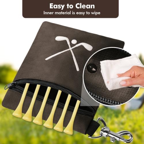 Golf Tee Bag, Waterproof Golf Tee Pouch - Image 6