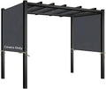 17' x 6.8' Waterproof Pergola Canopy Replacement Cover, Dark Gray | Waterproof by Bringingjoytoyourhomelife