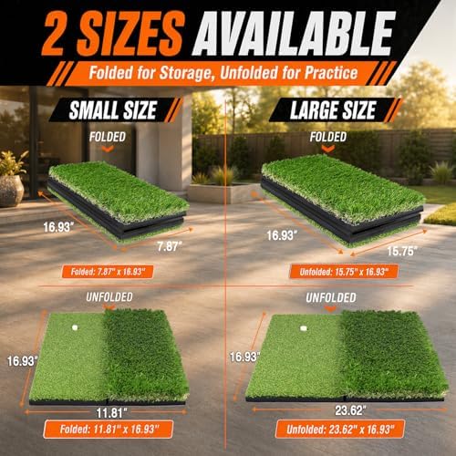 Premium Golf Hitting Mat, 10mm Foam Padding - Image 4
