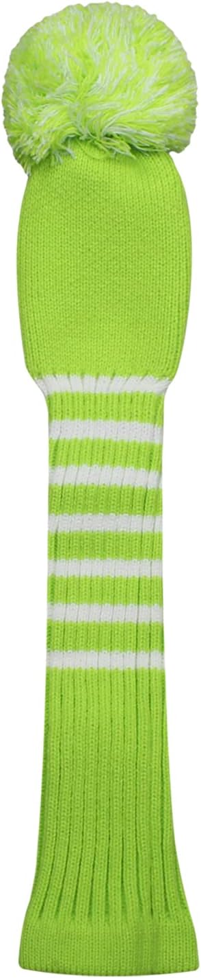 Scott Edward 1/3/4PCS Multi-Style Optional Individualized Knit Golf Club Head Covers, Driver Wood(460cc) Fairway Wood and Hybrid(UT)，for Male/Female Golfers,Custom