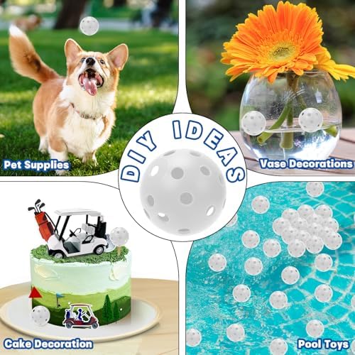 Coopay 50/100/200 Pack Practice Golf Balls, 42mm Plastic Golf Training Balls - Image 5