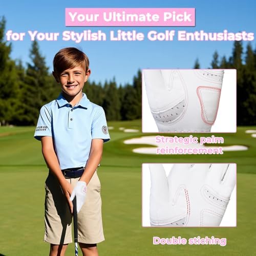 AIGEVTURE Kids Golf Gloves Junior Breathable Golf Gloves - Image 4