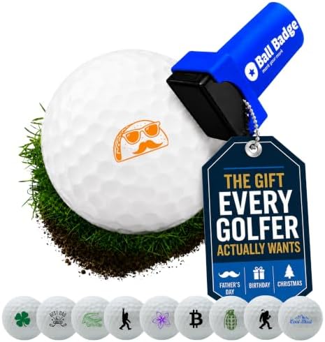 Ball Badge Golf Ball Stamp, Icon Series Self-Inking Ball Marker by AlibiGolf