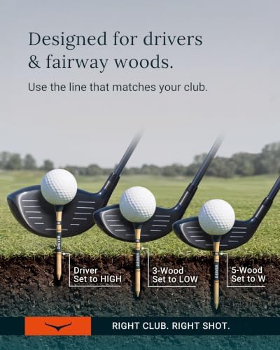 Bamboo Golf Tees 3 1/4 inch, for Driver & Wood - Image 4