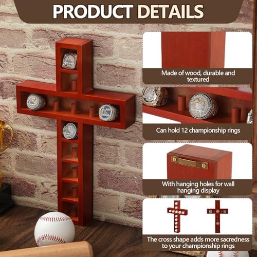 Teenyyou Championship Ring Display Case, 12 Posts - Image 3