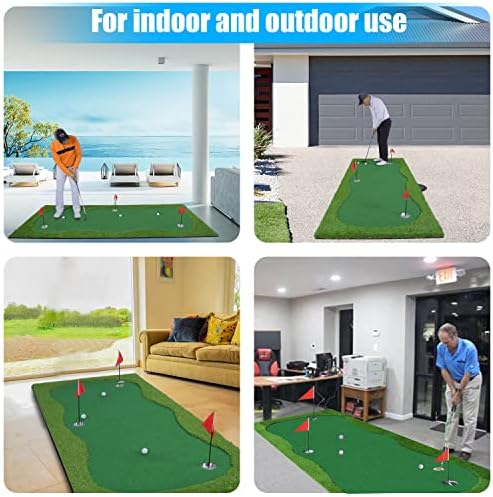 Golf Putting Green Mat, Golf Practice Training Mat - Image 5