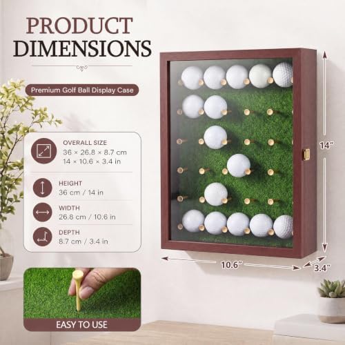 Novabright 30-Ball Golf Ball Display Case - Image 2