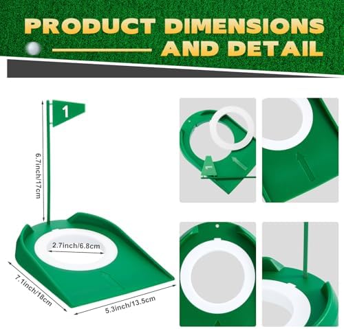 Sotiff Golf Putting Practice Cup Hole Training Aids Golf Accessories - Image 2