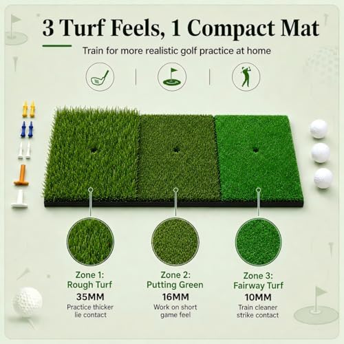 Golf Practice Mat Golf Hitting Mat - Image 4