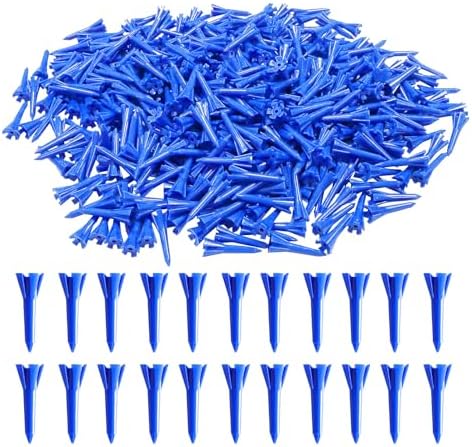 Golf Tees 5 Prong Design Plastic Short Golf Tees 1 1/2 Inch Bulk by Unknown