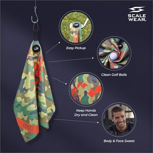 Magnetic Waffle Golf Towel 16x24 - Image 4