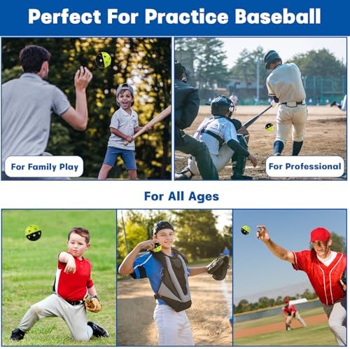 Coopay 24/80 Pack Practice Baseball SoftBalls Plastic Training Balls - Image 4