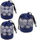 3 PCS Golf Ball Bags, Nylon Mesh by Unknown