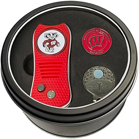 Team Golf NCAA Gift Set Switchblade Divot Tool, Cap Clip, & 2 Double-Sided by TeamGolf