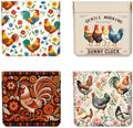 Peacoblue Chicken Coin Purse, PU Leather Squeeze Pouch 4PCS by PEACOBLUE