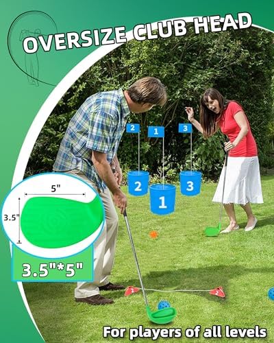 KOFULL Backyard Golf Game Clubs 2 - Image 2