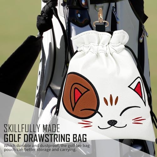 Skull Golf Valuables Pouch Bag - Image 4