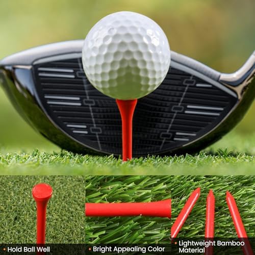 FINGER TEN Golf Tees Wood Bulk - Image 4