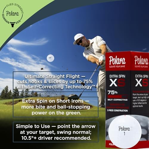 Polara Self-Correcting Golf Balls, Soft Feel, Straighter Flight - Image 6