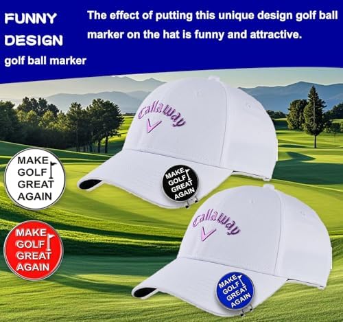 Adhere Golf Ball Markers with Strong Magnetic Hat Clip - Image 3
