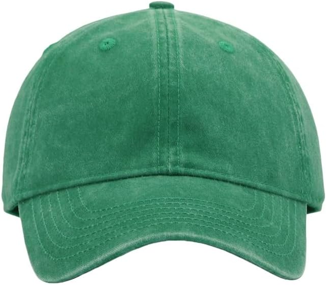 Vintage Washed Baseball Cap | Fits XL/XXL Heads | One Size | Adjustable Golf - Image 2