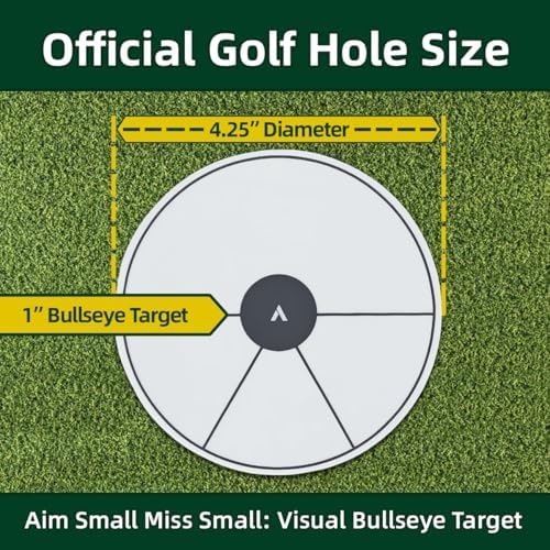 ARYZE 4 Pack Ghost Hole Putting Targets – Putting Training Aid, Official Size - Image 3