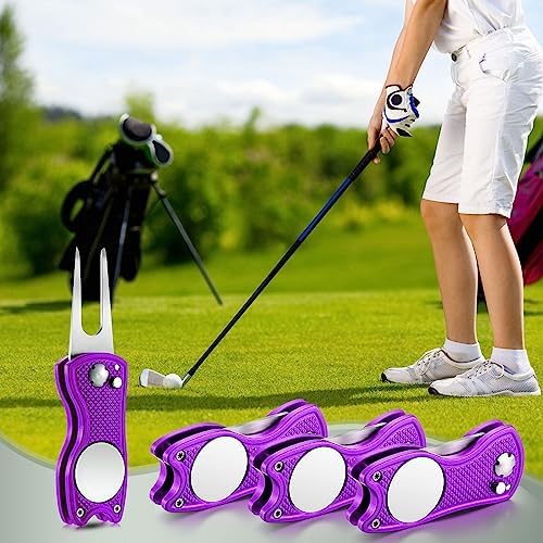 Skylety 4 Pcs Golf Divot Repair Tool Foldable - Image 5
