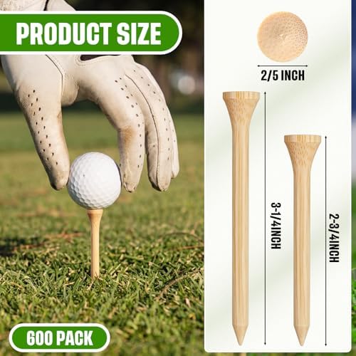 Mudder Golf Tees Bulk Wood - Image 2