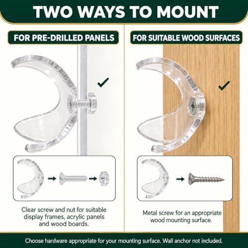 Golf Ball Display Mount, 1 Pack – Clear Acrylic Golf Ball Holder - Image 6