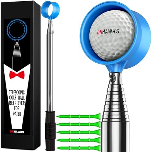Golf Ball Retriever for Water, Telescopic Ball Picker Upper by ONHAWKS