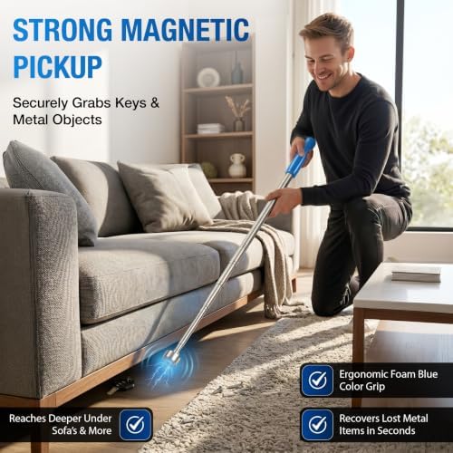 10 FT Telescoping Pickup Tool Magnetic Pole - Image 6