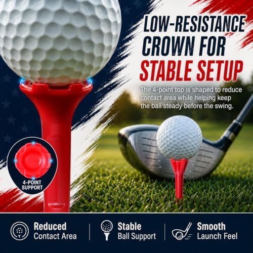 CHAMPKEY Mixed Sizes Golf Tees, Large Cup Head - Image 3