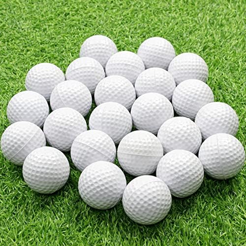 KOFULL Foam Golf Practice Balls, 24 Pack Realistic Feel and Limited Flight by KOFULL