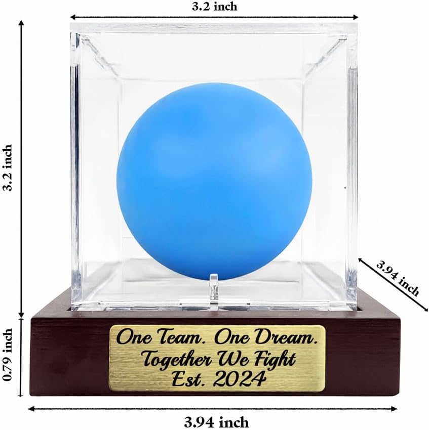 Custom Engraved Lacrosse Ball Display Case - Image 6