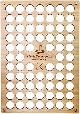 Torched Golf Ball Display Holder Collector’s Case Holds 72 Golf Balls Wall by TorchedProducts