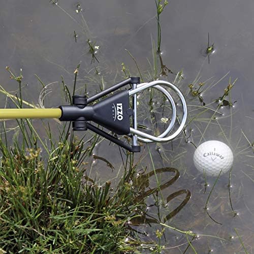 IZZO Golf 2-In-1 Golden Retriever Headcover & Golf Ball Retriever - Image 2