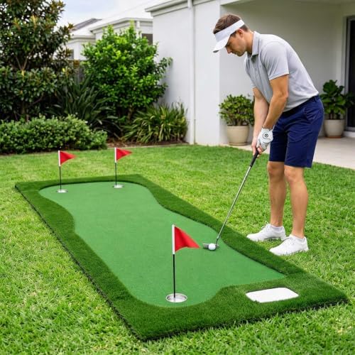 ULTIMATE 10FT Golf Putting Green, Golf Training Mat - Image 2