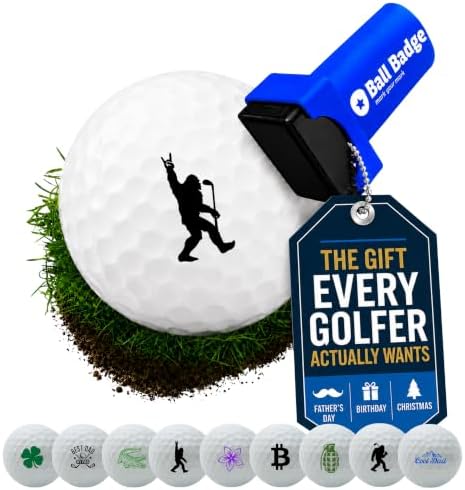 Ball Badge Golf Ball Stamp, Icon Series Self-Inking Ball Marker by AlibiGolf