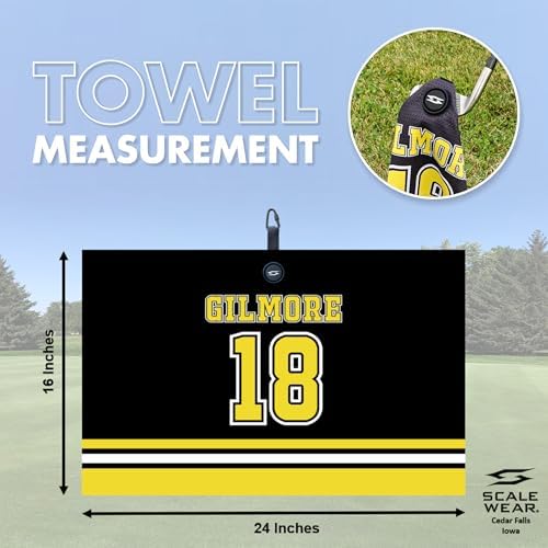 Magnetic Microfiber Waffle Golf Towel Large 16"x24" Clean - Image 3