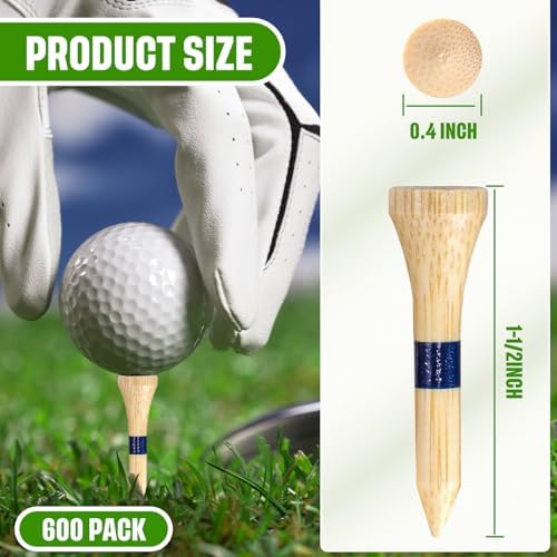 Mudder Golf Tees Bulk Wood - Image 2