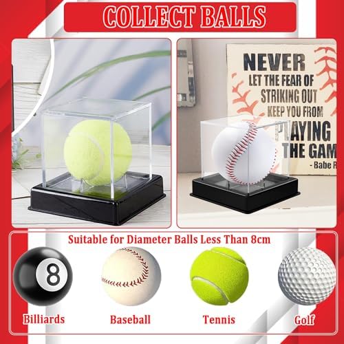 Taeku Baseball Display Case – Acrylic Cube Ball Holder - Image 5