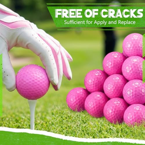 Vinsot 48 Pcs Golf Balls Bulk Solid Rubber Golf Soft Training Balls - Image 4