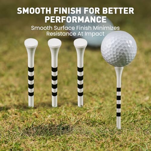 FINGER TEN Golf Tees Wood 2 3/4" 3 1/4" 50/120 Count - Image 5