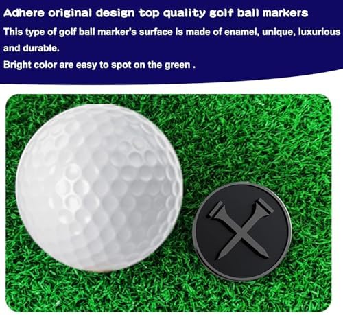Adhere Golf Ball Markers with Strong Magnetic Hat Clip - Image 4