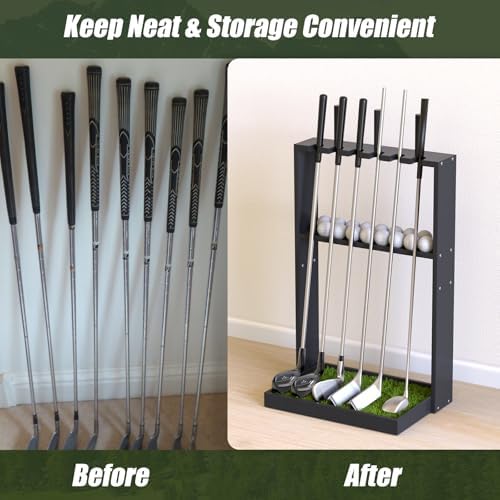 Golf Putter Stand, Premium Wooden Golf Club Rack - Image 7